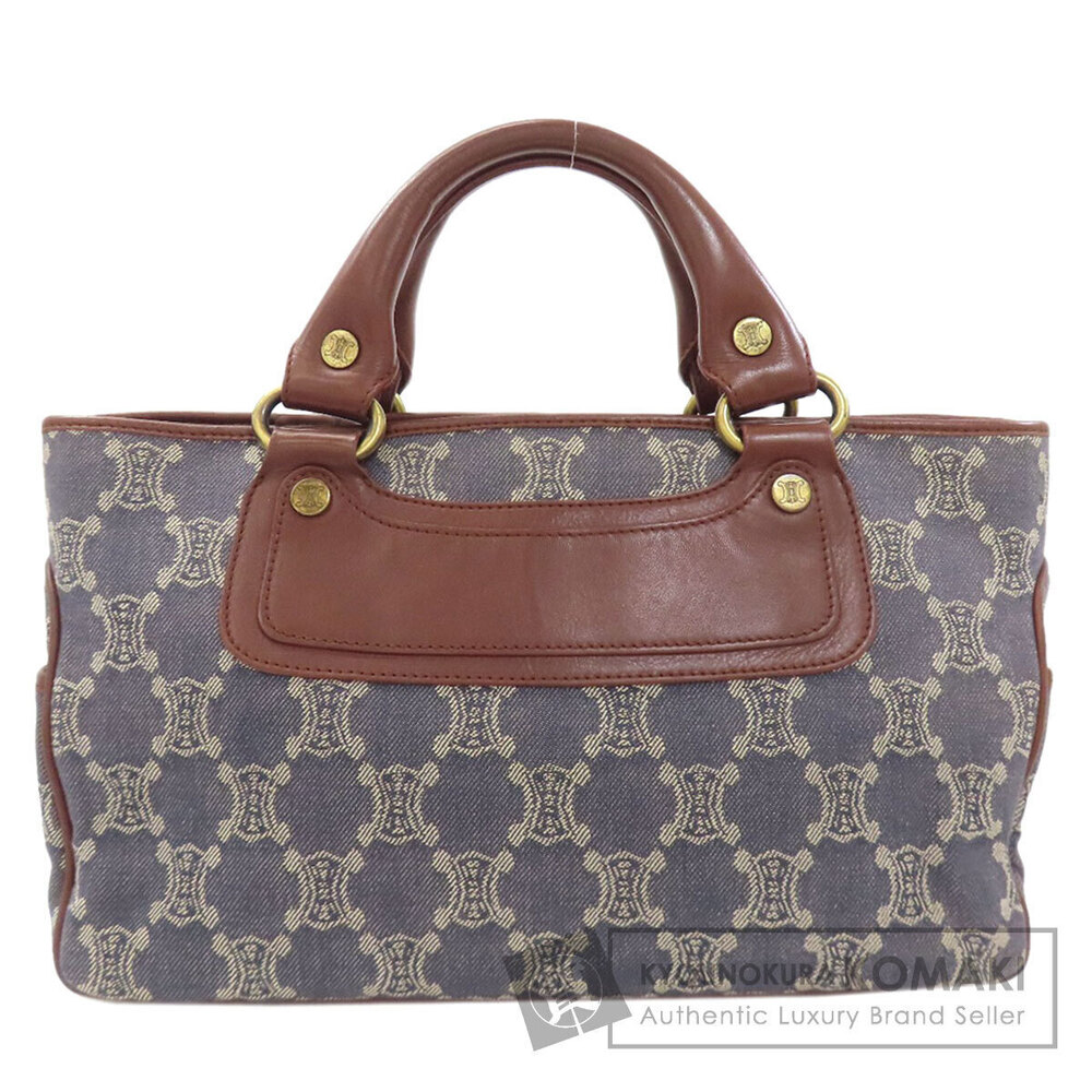 Celine Boogie Bag Handbag Denim Leather